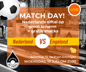 Nederland Engeland EK voetbal De Prael